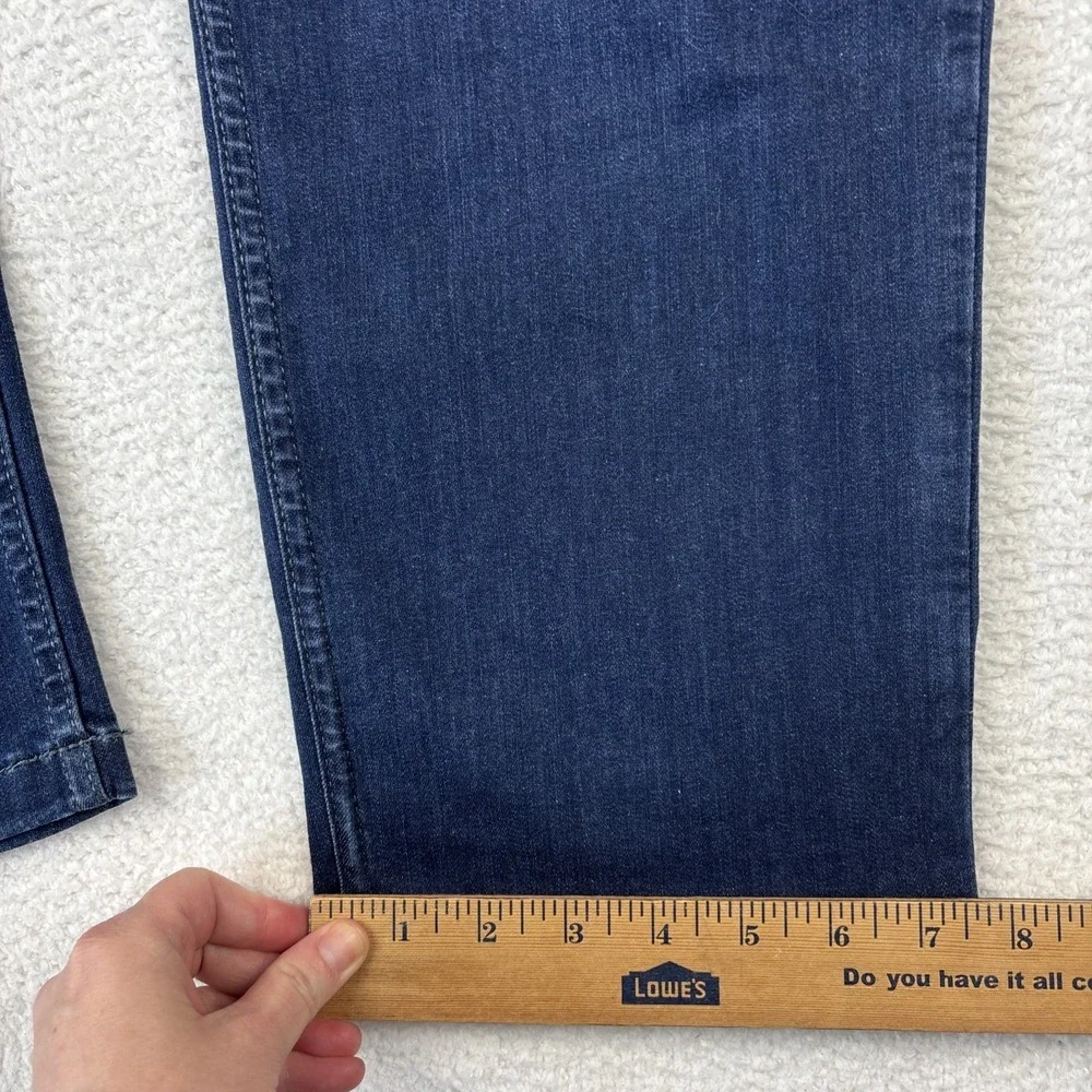 MUGSY 'Fultons' Means Jeans Size 42/32 Blue Dark Wash Stretch Denim Classic Fit